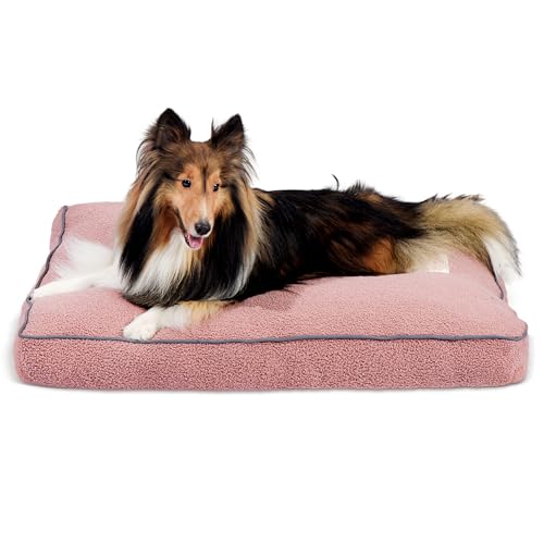 FluffyDream Hundebett für mittelgroße Hunde, superweiche Haustierbettmatte, geeignet für Hunde bis zu 29,5 kg, 91,4 x 68,9 cm, Blush FluffyDream Hundebett für mittelgroße Hunde, superweiche Haustierbettmatte, geeignet für Hunde bis zu 29,5 kg, 91,4 x 68,9 cm, Blush von FluffyDream
