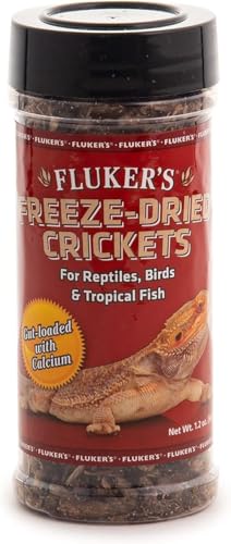Fluker's Gefriergetrocknete Grillen, ideal für Reptilien, Vögel und Fische, vollgepackt mit Protein und essentiellen Nährstoffen, 34 g Fluker's Gefriergetrocknete Grillen, ideal für Reptilien, Vögel und Fische, vollgepackt mit Protein und essentiellen Nährstoffen, 34 g von Fluker's
