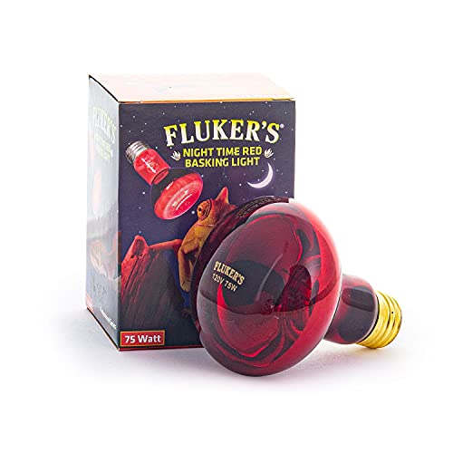 Fluker's Red Night Time Reptilien-Spot, Infrarot-Wärmelampe, 75 Watt, n/a von Fluker's