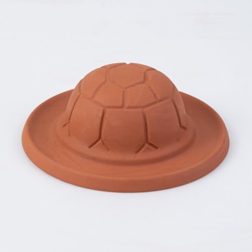 Flushbay Schildkröte Futternapf Schildkröte Futterteller Tablett Reptilien Feeder Bowl für Schildkröten Eidechsen Schildkröten Chamäleon Reptilien Befeuchtung Schale Rund von Flushbay