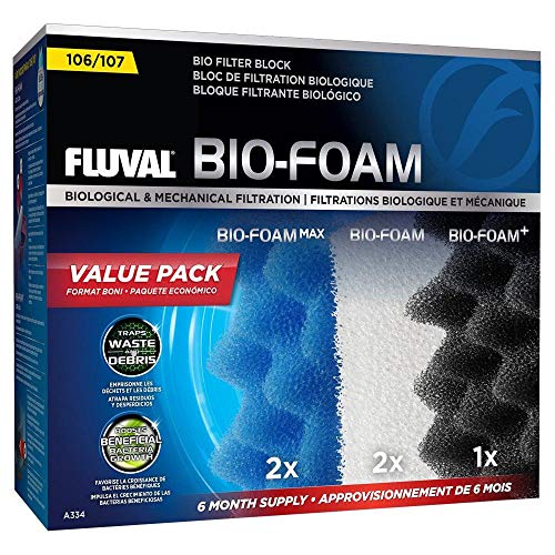 Fluval 107 Bio-Foam Pack 6 Monate 250 g von Fluval