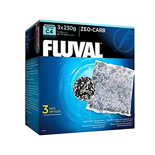 Fluval C4 Zeo Carb für mechanische Filtration, 690g, 3er Pack Fluval C4 Zeo Carb für mechanische Filtration, 690g, 3er Pack von Fluval