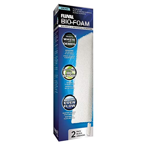 Fluval Bio-Foam Schaumstoffpatrone, für Fluval Außenfilter 404, 405, 406 und 407, 2er Pack von Fluval