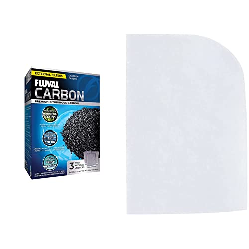 Fluval Aktivkohle 3er Pack 3x100 g & Feinfilterpads 6er-Pack 304/305/306/404/405/406 Fluval Aktivkohle 3er Pack 3x100 g & Feinfilterpads 6er-Pack 304/305/306/404/405/406 von Fluval