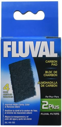 Fluval Aktivkohlefilterpatrone, für den Fluval 2+ Innenfilter, 4er Pack von Fluval