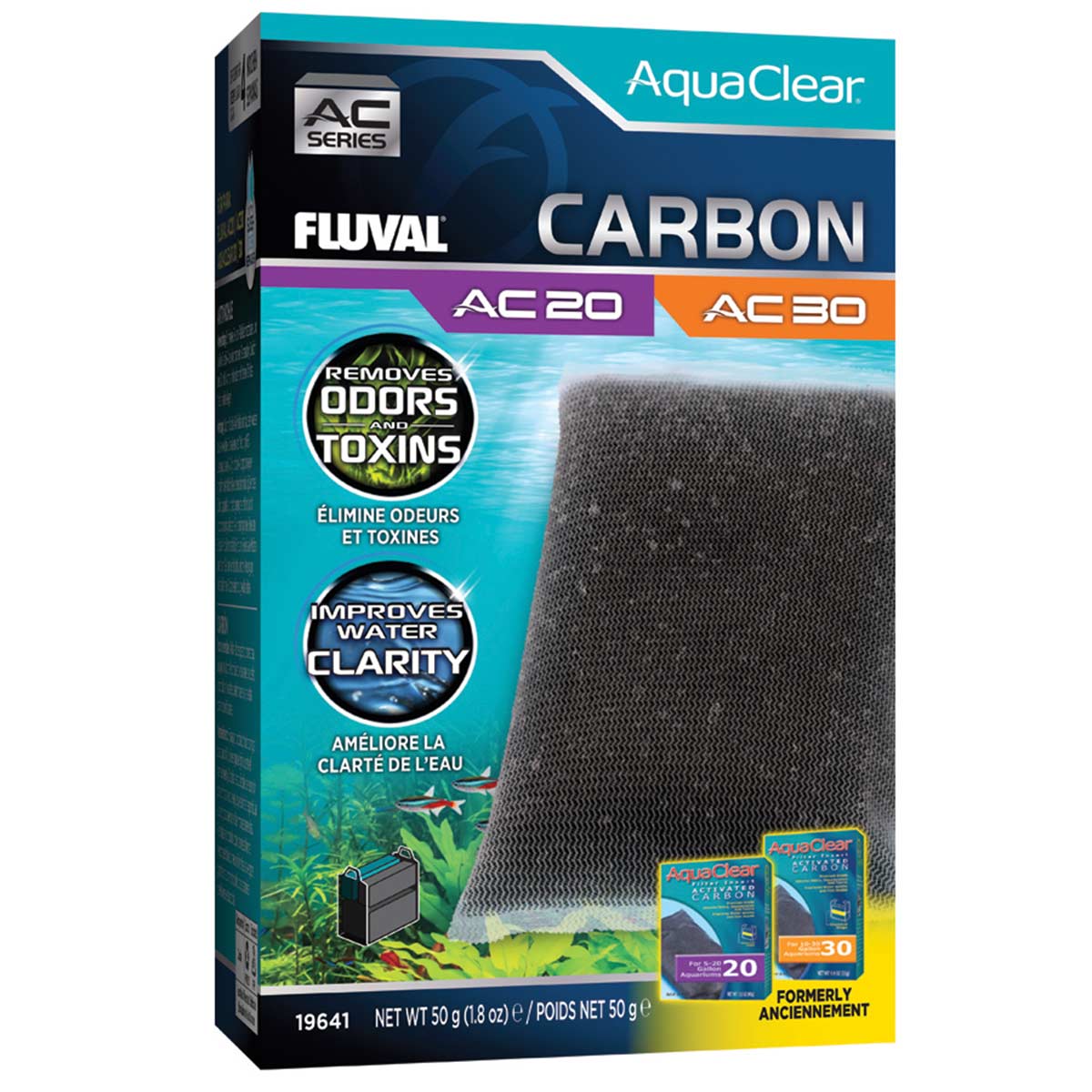 Fluval AquaClear Carbon Filtereinsatz AC20/30 von Fluval