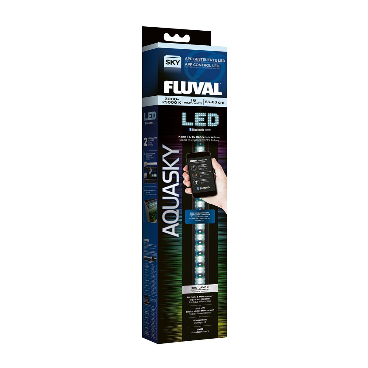 Fluval AquaSky LED 2.0 16W, 53-83cm von Fluval