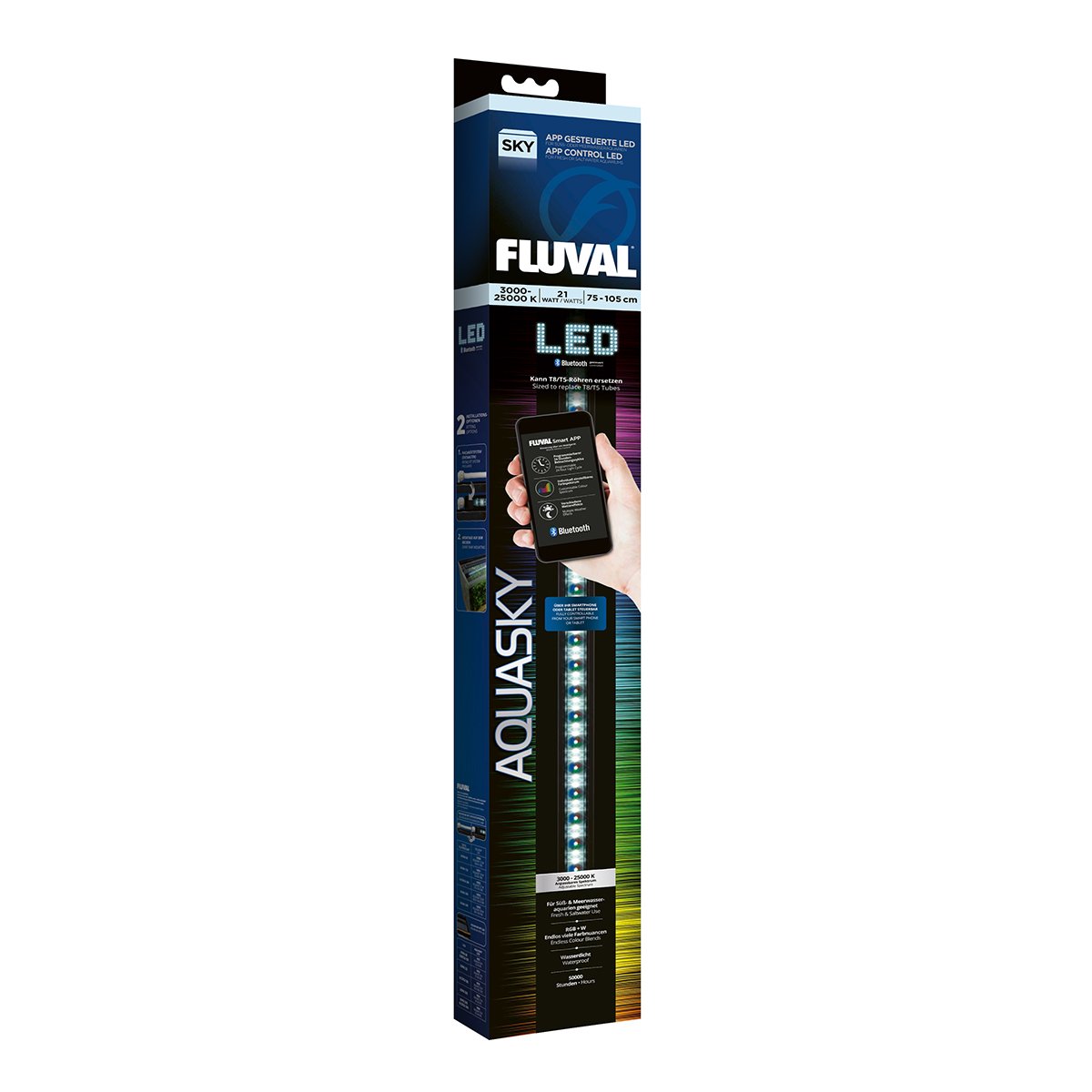 Fluval AquaSky LED 2.0 21W, 75-105cm von Fluval