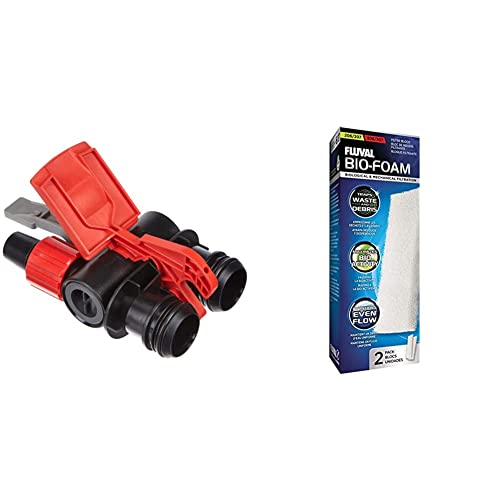 Fluval AquaStop Ventil Außenfilter 106, 206, 306 und 406 & Bio-Foam Schaumstoffpatrone, Außenfilter 206, 306, 207 und 307, 2er Pack Fluval AquaStop Ventil Außenfilter 106, 206, 306 und 406 & Bio-Foam Schaumstoffpatrone, Außenfilter 206, 306, 207 und 307, 2er Pack von Fluval