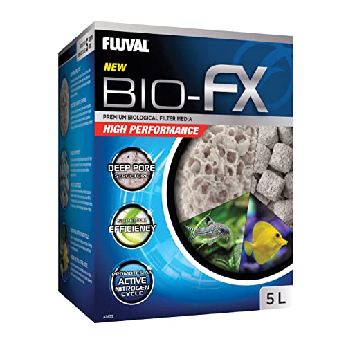 Fluval Bio-FX biologisches Premium Filtermedium, hochporöse Struktur für Nutzbakterien, 5L von Fluval