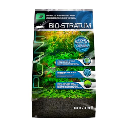 Fluval Bio Stratum, vulkanischer Bodengrund für bepflanzte Aquarien, 4 Kg von Fluval