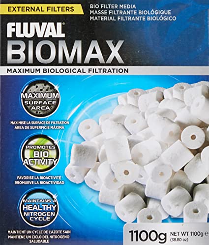 Fluval Biomax, Bio-Ringe mit einem komplexen Porensystem für Nutzbakterien, für Süß- und Meerwasseraquarien, 1100g von Fluval