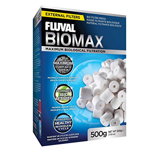 Fluval Biomax, Bio-Ringe mit einem komplexen Porensystem für Nutzbakterien, für Süß- und Meerwasseraquarien, 500g von Fluval
