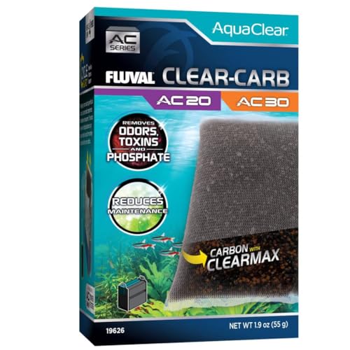 Fluval Clear-Ladekohle für Aquarium, AquaClear AC20/30, 1 Stück Fluval Clear-Ladekohle für Aquarium, AquaClear AC20/30, 1 Stück von Fluval
