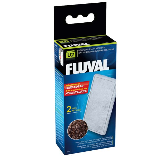 Fluval Clearmax Filtereinsatz 2er Pack U-Serie U2 von Fluval