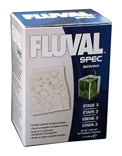 Fluval Biomax, Bio-Ringe mit einem komplexen Porensystem für Nutzbakterien, geeignet für Flex 34 L, 57 L und 123 L sowie die Spec 1, 3 und 5 Aquarien, 60g von Fluval