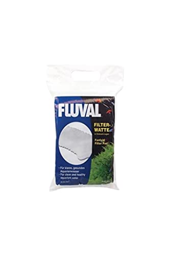 Fluval Filterwatte, fein filterndes Medium für kristallklares, sauberes Wasser, für Aquarienfilter, für Meerwasser geeignet, 250g Fluval Filterwatte, fein filterndes Medium für kristallklares, sauberes Wasser, für Aquarienfilter, für Meerwasser geeignet, 250g von Fluval