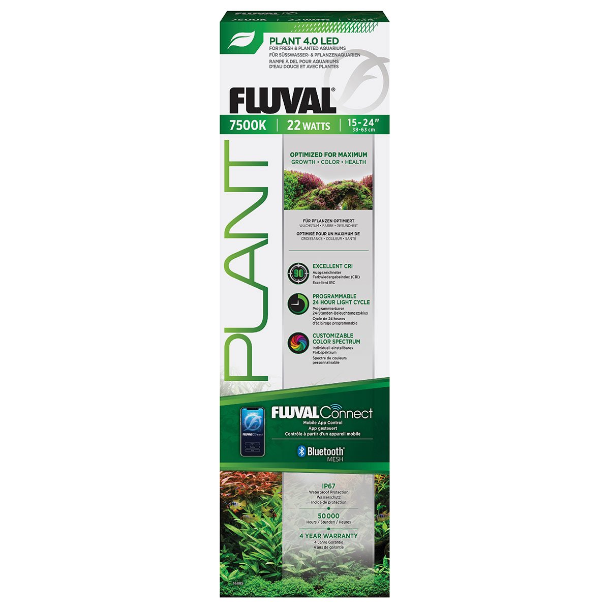 Fluval Plant 4.0 LED 22W, 38-63 cm Fluval Plant 4.0 LED 22W, 38-63 cm von Fluval