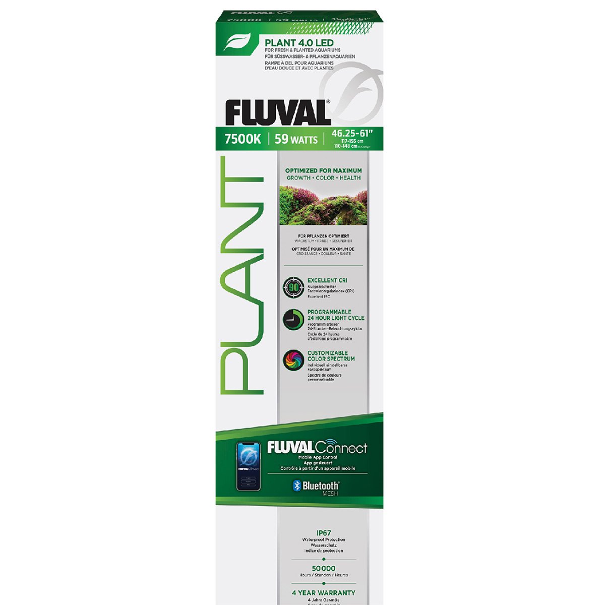 Fluval Plant 4.0 LED 59W, 117-155 cm Fluval Plant 4.0 LED 59W, 117-155 cm von Fluval