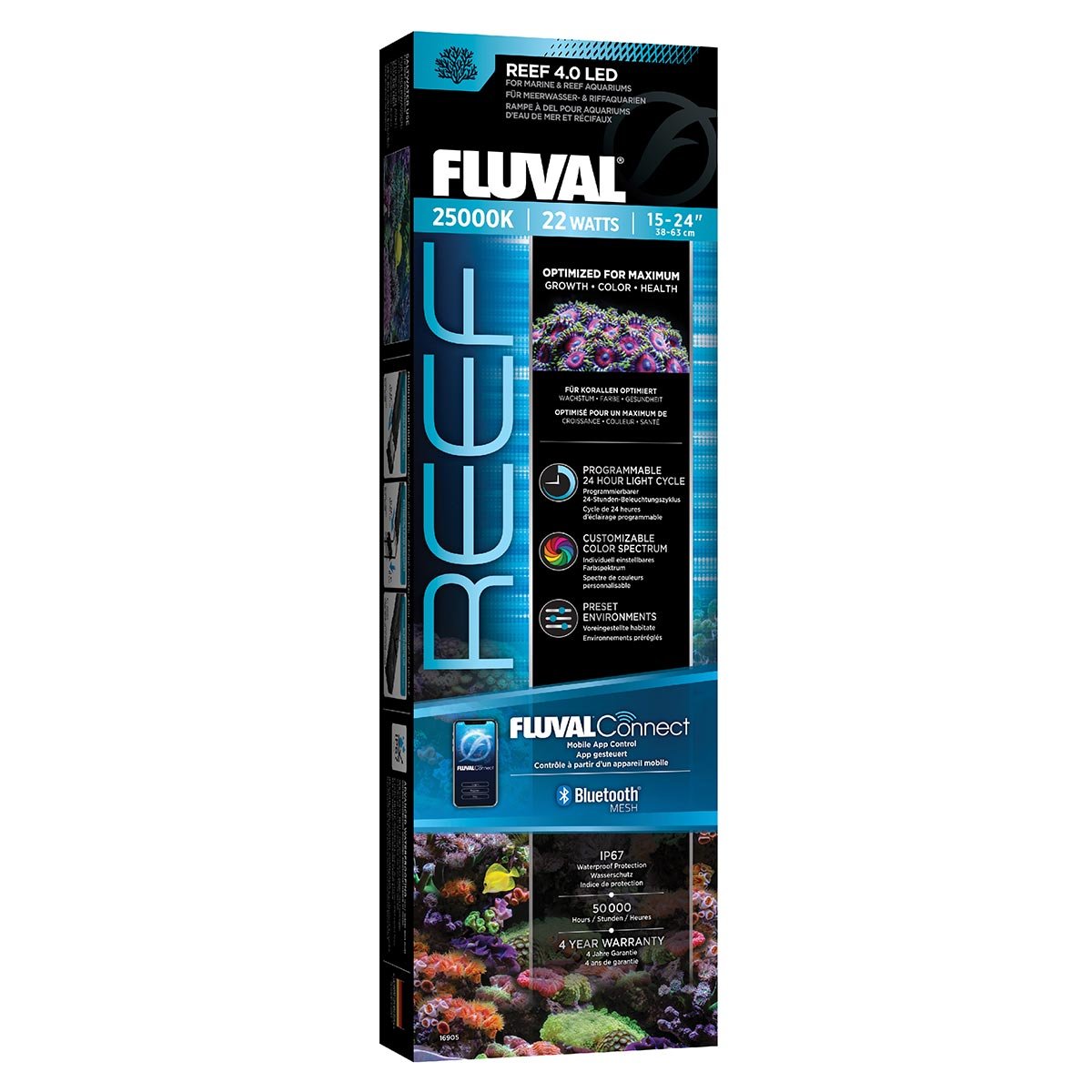 Fluval Reef 4.0 LED 22W, 38-63 cm von Fluval