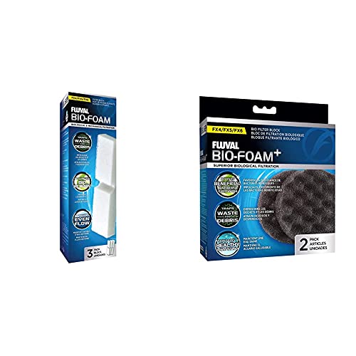 Fluval Schaumstoffpatrone, Außenfilter FX4, FX5 und FX 6, 3er Pack & Bio Foam Schaumstoffpatrone Außenfilter FX4, FX5 und FX6, 2er Pack Fluval Schaumstoffpatrone, Außenfilter FX4, FX5 und FX 6, 3er Pack & Bio Foam Schaumstoffpatrone Außenfilter FX4, FX5 und FX6, 2er Pack von Fluval