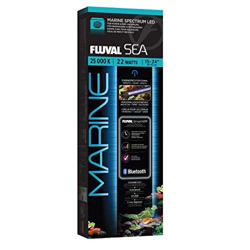 Fluval Sea Marine 3.0, LED Beleuchtung für Meerwasseraquarien, 75cm, 46W, Nachrüst LED für das Fluval Flex Marine Aquarium 123L von Fluval