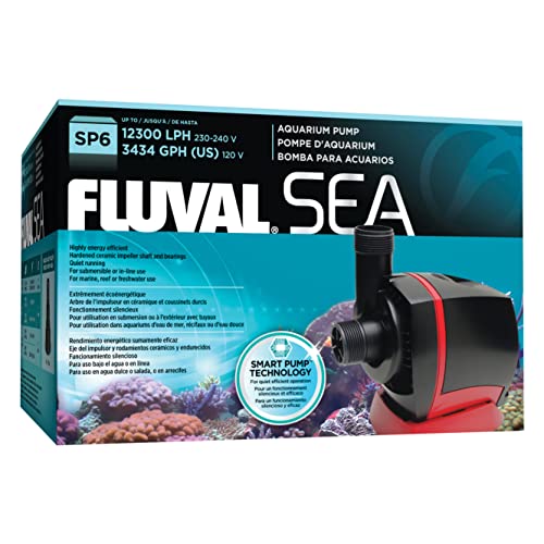 Fluval Sea SP6, Pumpe für Meerwasseraquarien, 12.300L/h von Fluval