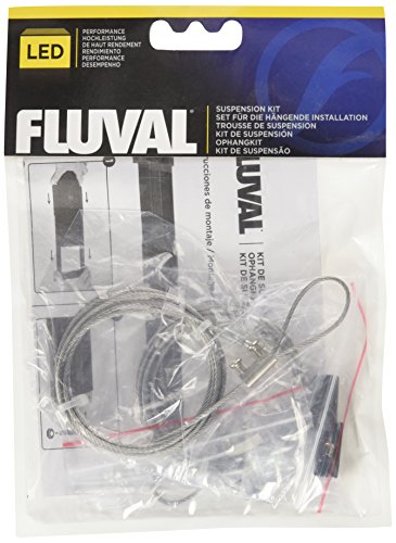 Fluval Aufhängungsset inkl. Kabel 2 x 1,5m für Fluval LED Beleuchtung Fresh und Plant 1.0 und 2.0, Marine und Reef 1.0 und 2.0 von Fluval