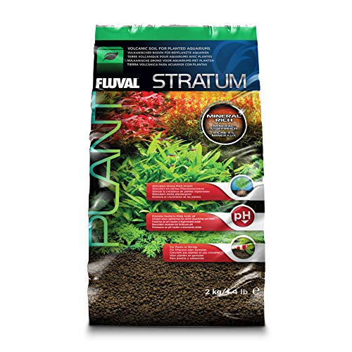 Fluval Stratum, Bodengrund fuer Aquarien, fuer Pflanzen und Garnelen, 2kg von Fluval