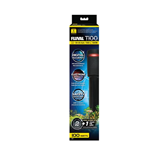 Fluval T100 Fully Electronic Heater for Freshwater Aquariums up to 30 Gal., 14881 von Fluval