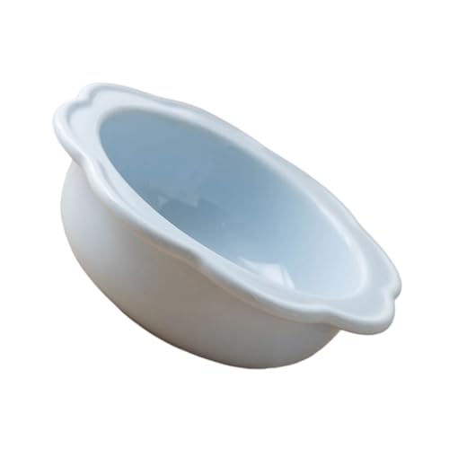 Erhöhte Keramikkatzen Schüssel Mit Eisenständer Lebensmittelschale Wasserschalen Für Kätzchen Leicht Zu Reinigen Einfache Design Fütterungswerkzeug Erhöhte Katzen Lebensmittel Wasserschale von Fluxioxtna
