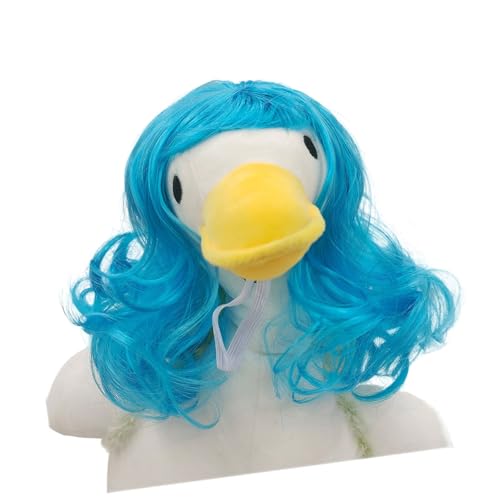 Fluxioxtna Blonde Gänse Perücken Accessoire Curly Haired Dekoration Für Versammlungen Zeigt Hitzebeständige Stoff Lustige Haustierpartyzubehör Fluxioxtna Blonde Gänse Perücken Accessoire Curly Haired Dekoration Für Versammlungen Zeigt Hitzebeständige Stoff Lustige Haustierpartyzubehör von Fluxioxtna