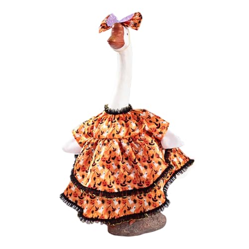 Fluxioxtna Eleganter Gänse Rock Halloween Dekoration Polyester Stoff Einfacher Umfeld Für Garten Und Balkon Festival Display Gänse Dekoration von Fluxioxtna