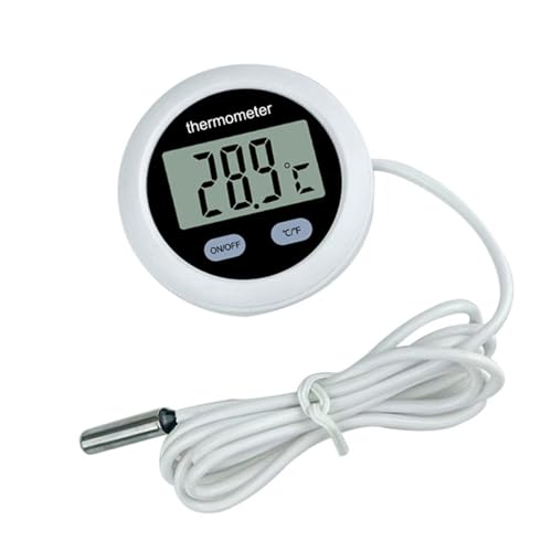 Fluxioxtna Neue 2025 Wassertemperatursensoren Hohe Zuverlässigkeit Aquarien Für Aquarienüberwachung LCD Anzeige von Fluxioxtna
