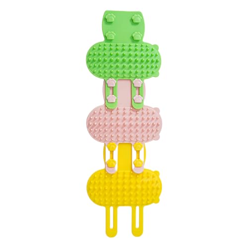 Fluxioxtna Pawnest 3PCS Kitten Groomer Set Soft Borderes Selbstarztes Kratzer Einfacher Installation Für Innenkätzchen Und Heimnutzung Eckkatzen Groomer von Fluxioxtna