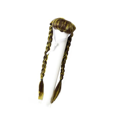 Fluxioxtna Pferdeschwanz/Braid Haustier Perücken Goosen Haarstück Haarzubehör Ideal Für Kreative Haustier Besitzer Themen Event Haustier Fotografie Kopfbedeckungen von Fluxioxtna