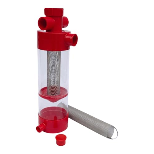 Fluxioxtna Professionelles Edelstahl Fisch Fäkalentfernung Für Salzwasserriffe Aquarium Teich Terrarium Paludarium Verbessert Wasserqualität Wartung von Fluxioxtna