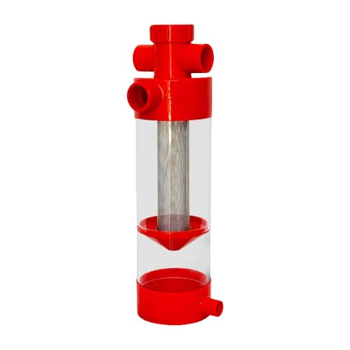 Fluxioxtna Professionelles Edelstahl Fisch Fäkalentfernung Für Salzwasserriffe Aquarium Teich Terrarium Paludarium Verbessert Wasserqualität Wartung von Fluxioxtna