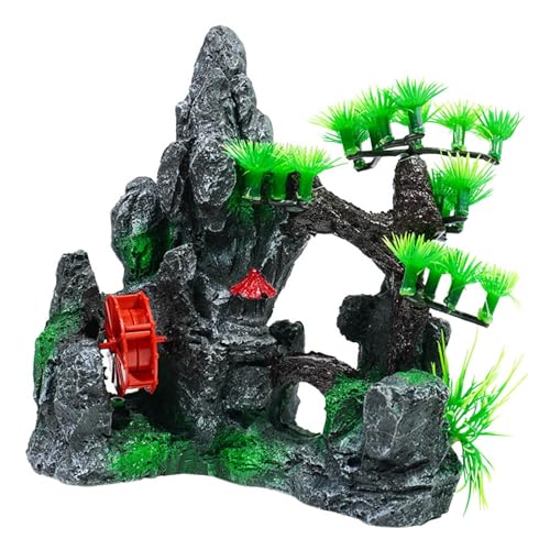 Fluxioxtna Zarte Aquarien Landschaft Künstliche Pflanzengras Terrarium Landschaft Garnelengras Statue Aquarien Lebensraum Dekore von Fluxioxtna