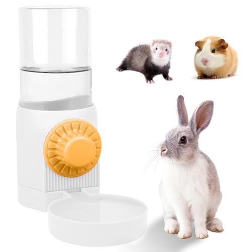 Wasserspender für Käfig, zum Aufhängen, 480 ml, kein Tropfen, Meerschweinchen, Wasserflasche für Frettchen, Kaninchen, Welpen, Katzen, Chinchillas, Samll, Aminal-Wassernapf von Flying Dove BRING LOVE TO YOU