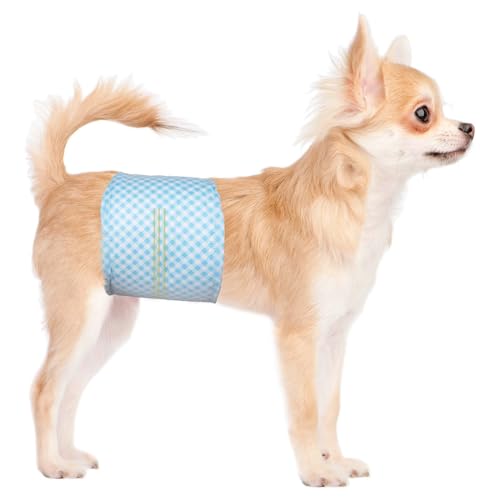 20 Count L Disposable Dog Diapers for Male Dogs, Male Dog Wrap Nappies Medium, Fits Waist 63-80 cm Large von Flying Paws
