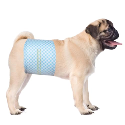 Einweg-Hundewindeln für Rüden, Flying Paws Windeln für Hunde, Rüdenwindel Passend für Taille 46-63 cm, M, 20 Stück von Flying Paws