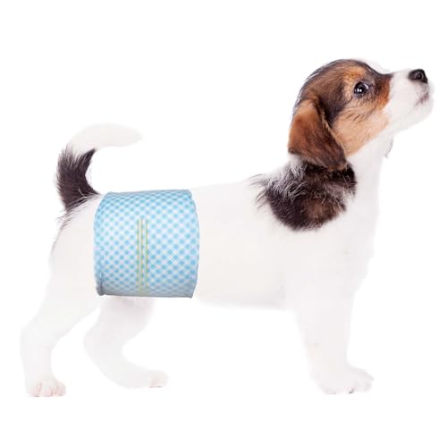 20 Count XS Disposable Dog Diapers for Male Dogs, Male Dog Wrap Nappies, Fits Waist 14-33 cm Puppy Extra Small von Flying Paws