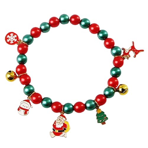FmtwPhn Christmas Cat Halsband - Weiblich Welpen Halskette | Halsband mit Schleife Glocke und Santa Weihnachtsbaum Schneeflocken Elch Anhänger Festtag Zubehör für Kleine Hunde Mädchen Junge FmtwPhn Christmas Cat Halsband - Weiblich Welpen Halskette | Halsband mit Schleife Glocke und Santa Weihnachtsbaum Schneeflocken Elch Anhänger Festtag Zubehör für Kleine Hunde Mädchen Junge von FmtwPhn
