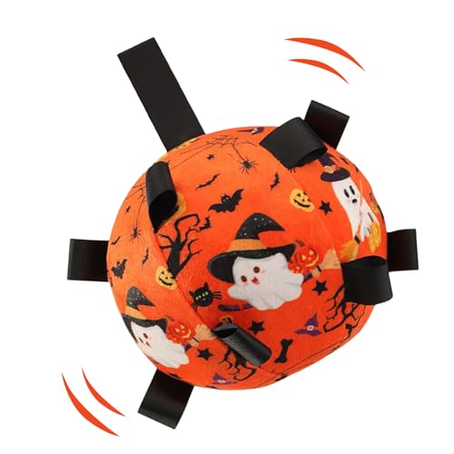 FmtwPhn Hundebälle, Halloween Interaktiver Fußball Für Haustiere, Mit Glockenton Interaktives Hundespielzeug Für Apportieren Jagt Training Bewegung Indoor Outdoor Spiel FmtwPhn Hundebälle, Halloween Interaktiver Fußball Für Haustiere, Mit Glockenton Interaktives Hundespielzeug Für Apportieren Jagt Training Bewegung Indoor Outdoor Spiel von FmtwPhn