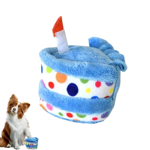 FmtwPhn Hundespielzeug Quietschend,Quietschendes Hundespielzeug,Süßes Hunde-Kuscheltier-Kauspielzeug im Geburtstagskuchen - Lustiges Hundespielzeug, Hunde-Plüschspielzeug, Plüsch-Soundspielzeug, FmtwPhn Hundespielzeug Quietschend,Quietschendes Hundespielzeug,Süßes Hunde-Kuscheltier-Kauspielzeug im Geburtstagskuchen - Lustiges Hundespielzeug, Hunde-Plüschspielzeug, Plüsch-Soundspielzeug, von FmtwPhn