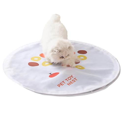FmtwPhn Jagdspielzeug für Katzen – Interaktives Katzenspielzeug für den Innenbereich, faltbares Kätzchen-Jagdspiel, Haustierzubehör für drinnen und draußen von FmtwPhn