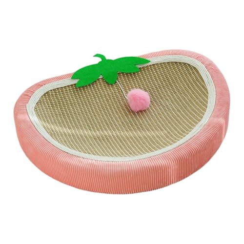 FmtwPhn Katzenliege Kratzbrett - Sisal Erdbeer Kätzchen Bett Katzenkratzbrett,Nest Schlafmatte Haustierzubehör Für Kleine Hunde Haus Boden Wand Stuhl Sofa Teppichschutz FmtwPhn Katzenliege Kratzbrett - Sisal Erdbeer Kätzchen Bett Katzenkratzbrett,Nest Schlafmatte Haustierzubehör Für Kleine Hunde Haus Boden Wand Stuhl Sofa Teppichschutz von FmtwPhn