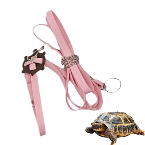 FmtwPhn Schildkröten-Walkleinen, Geschirrgurt für Schildkröten,Verstellbare Geschirrleinen aus PU-Leder für den Außenbereich, Kontrollseil - Mehrfarbiger Brusthalsband-Geschirrgurt für die Wanderleine FmtwPhn Schildkröten-Walkleinen, Geschirrgurt für Schildkröten,Verstellbare Geschirrleinen aus PU-Leder für den Außenbereich, Kontrollseil - Mehrfarbiger Brusthalsband-Geschirrgurt für die Wanderleine von FmtwPhn