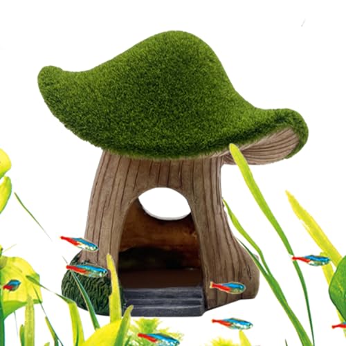 Aquarium-Dekorationshaus – Versteck Aus Kunstharz, Versteck Für Reptilien, Schildkröten, Und Welse | Pilz-Dekorationshaus, Höhle Aus Kunstharz, Fischunterschlupf Für Reptilien, Schildkröten, Aquarium-Dekorationshaus – Versteck Aus Kunstharz, Versteck Für Reptilien, Schildkröten, Und Welse | Pilz-Dekorationshaus, Höhle Aus Kunstharz, Fischunterschlupf Für Reptilien, Schildkröten, von Fmzrbnih